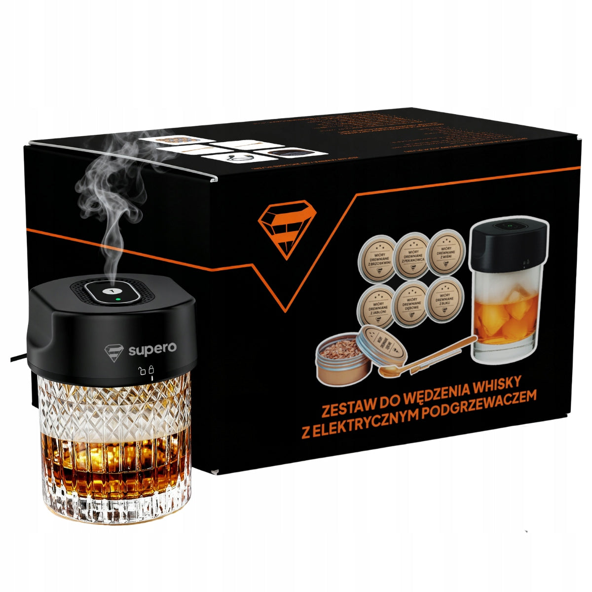 Smoking Kit Whisky Electric Dragon XL Gift for Guy Boyfriend