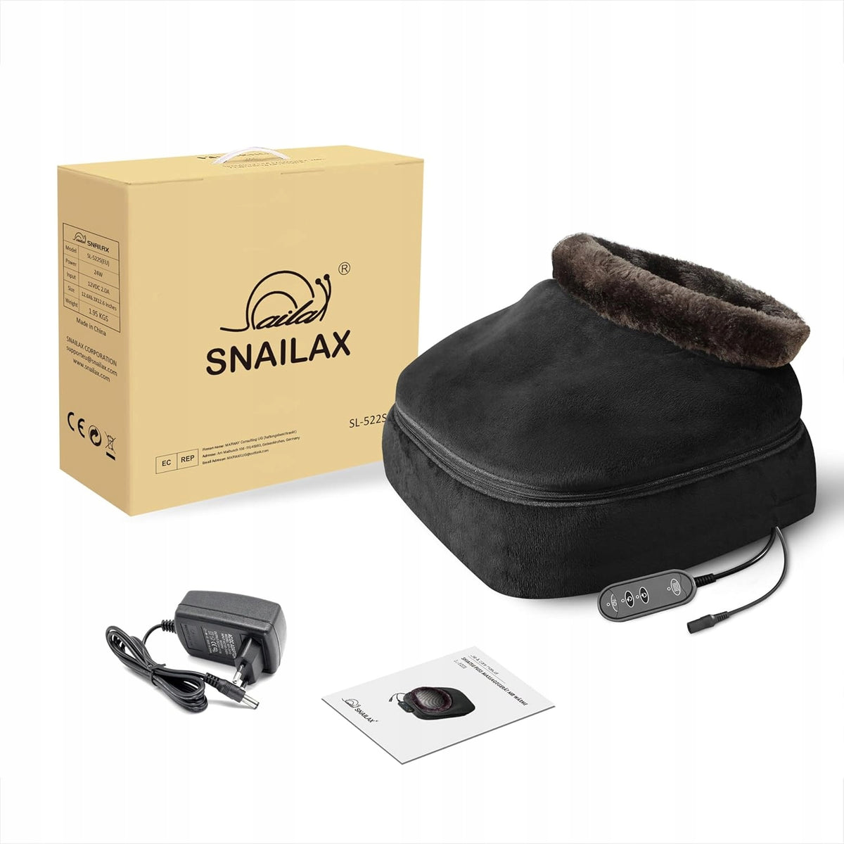 Snailax Shiatsu SL-522S Electric Foot Massager 24W Packaging status original