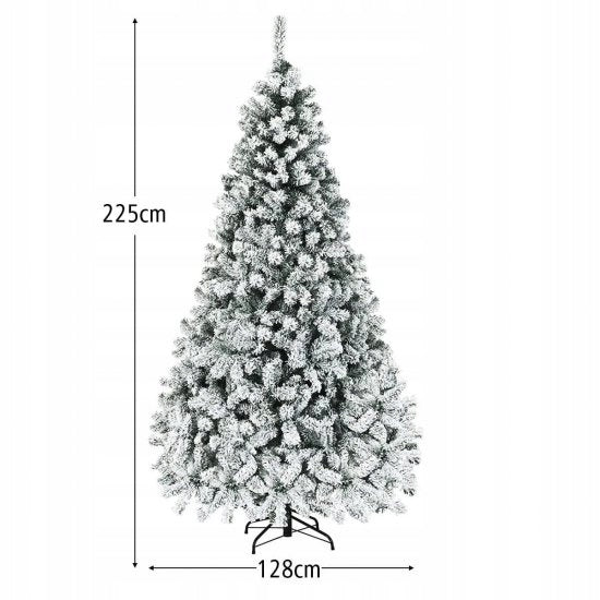 Snow-covered Christmas tree 225 cm with lights – 1010 snow branches Manufacturer code CM22729DE