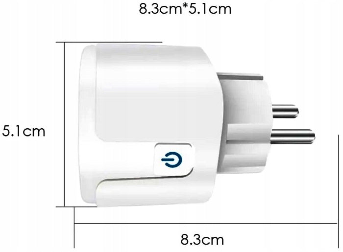 Socket Wifi Wattmeter Timer Tuya Google Alexa 16A Brand ACS