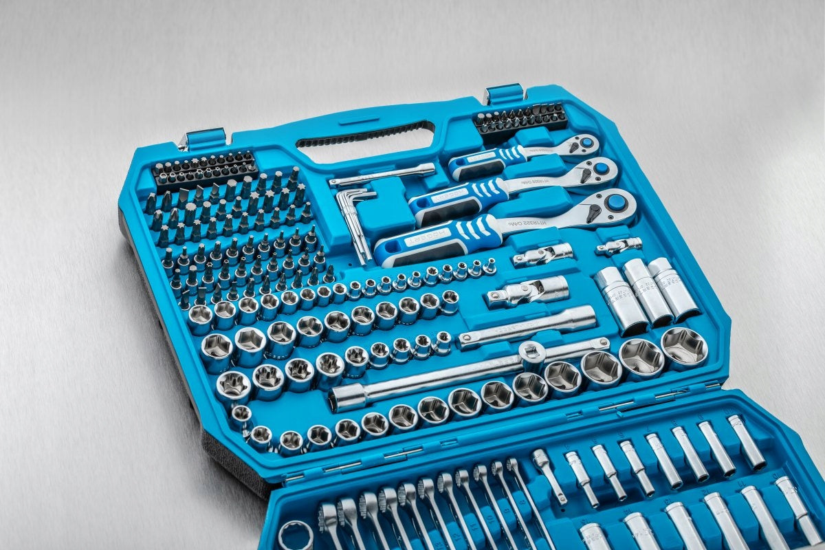 Socket wrenches Set of 222 el. HT1R444 HOGERT Manufacturer code HT1R444
