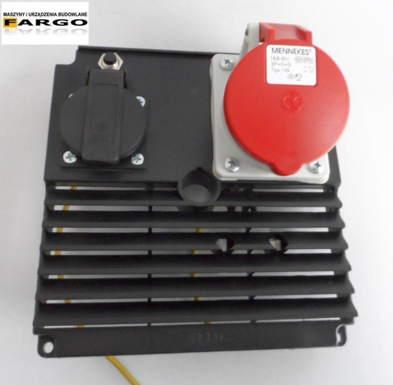 Sockets for aggregate + panel + fuse GESAN, FOGO FH8000, FH9000 Sincro Manufacturer code panel 3-faz. Sincro
