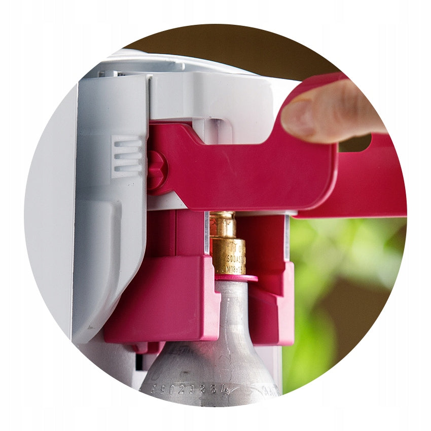 SodaStream CO2 cartridge Quick Connect cylinder pink full with gas Manufacturer code 8719128118499