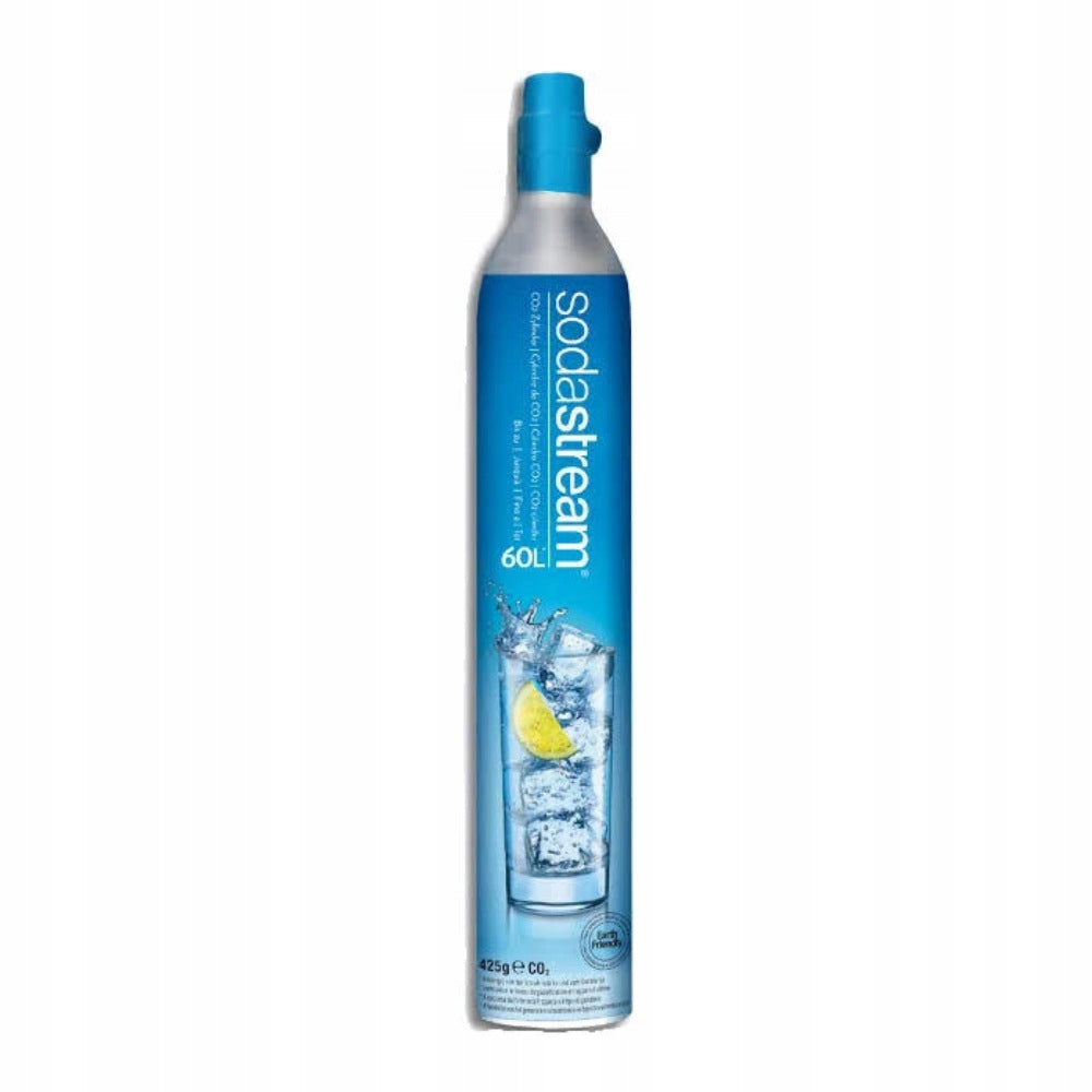 SodaStream cylinder with CO2 gas blue