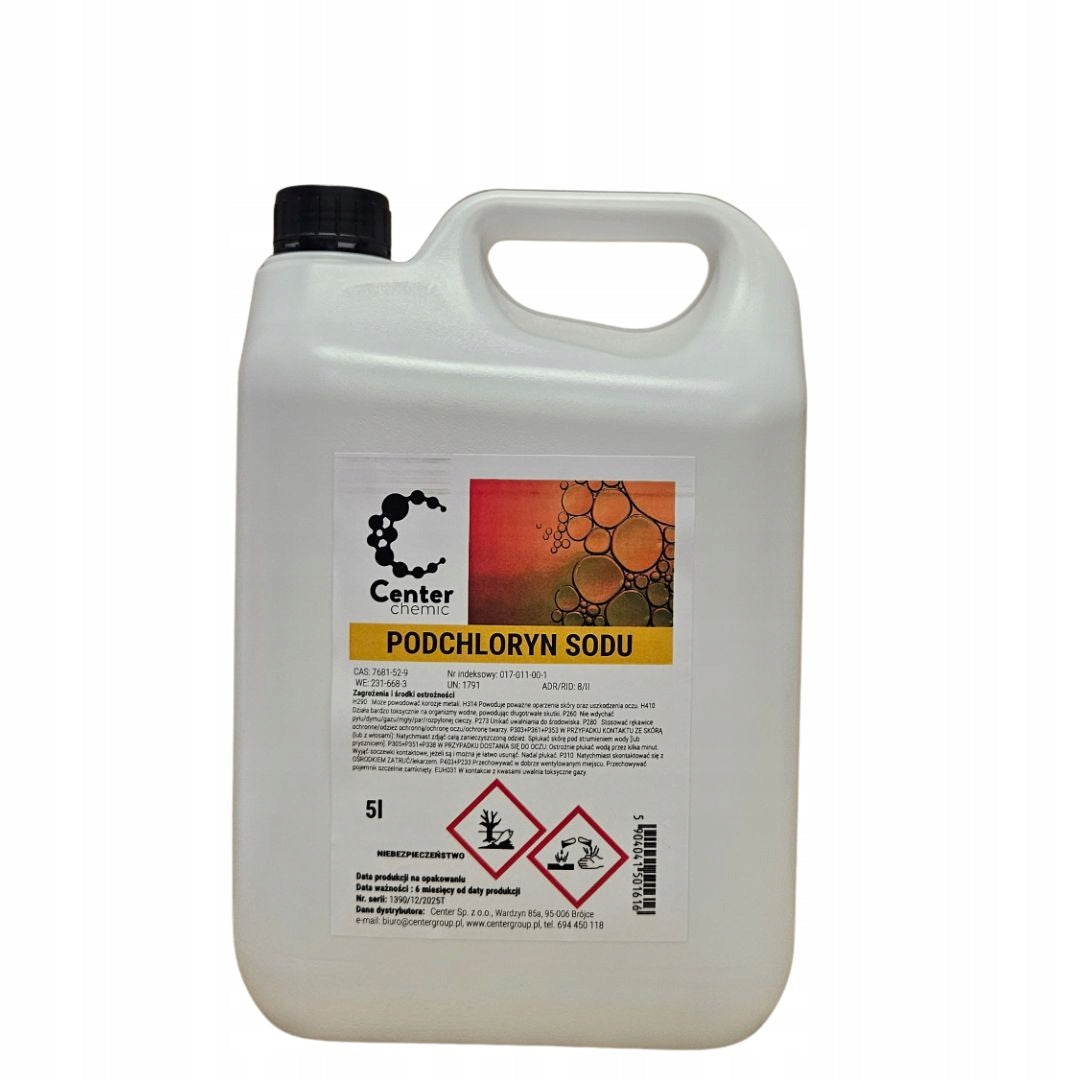 Sodium hypochlorite 5L