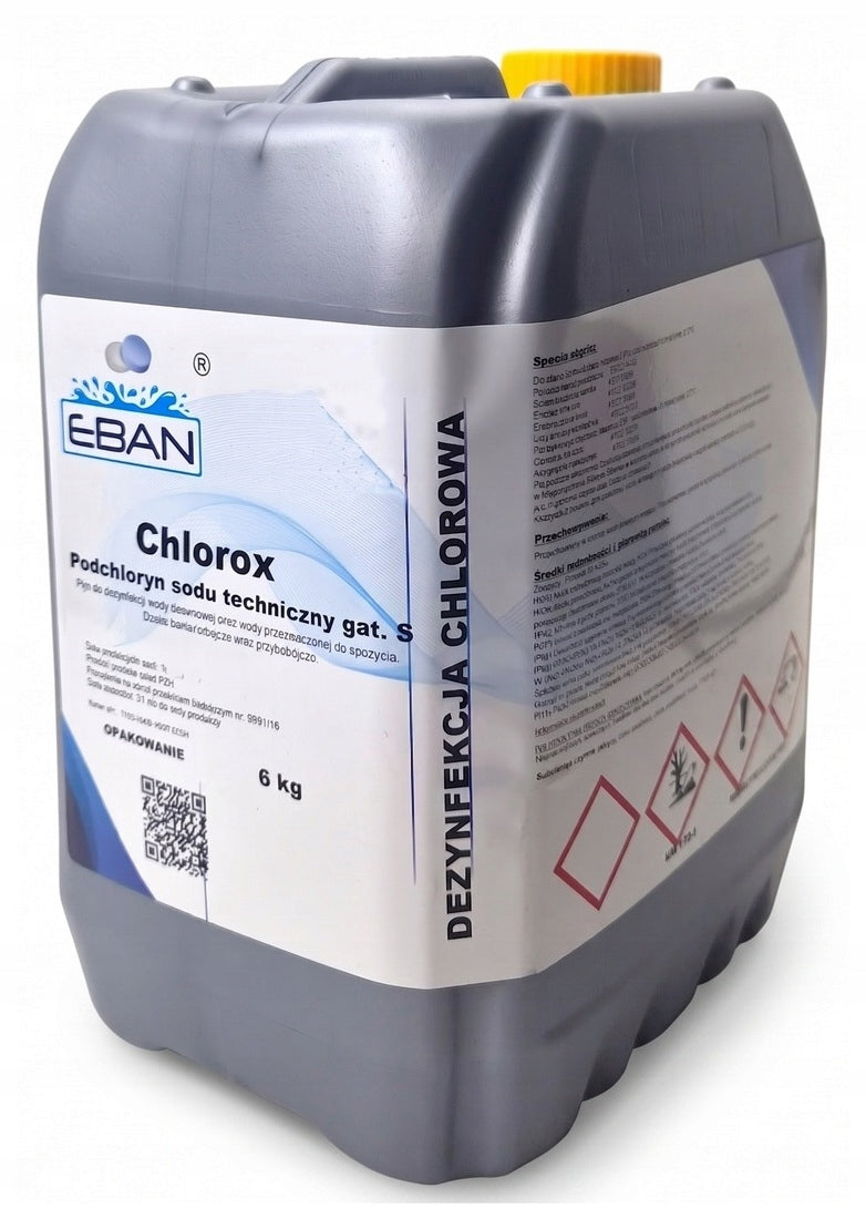 Sodium hypochlorite stabilized disinfection 12kg Packaging status original