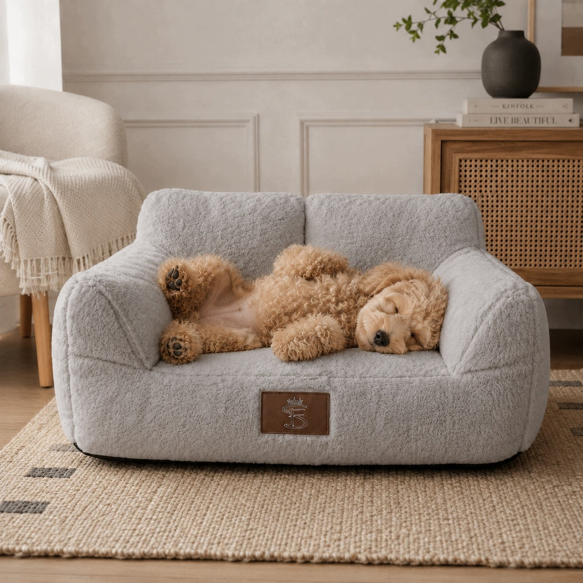 Sofa couch bedding cat dog bed GREY removable cover small Packaging status original