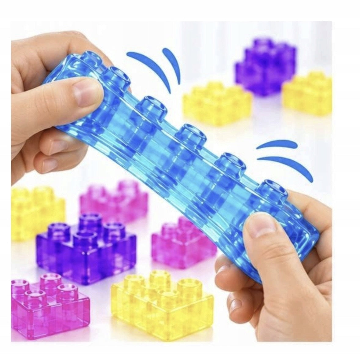 Soft Gel Blocks Sensory Construction Magic Gummy Block 40el Manufacturer code PQ-59