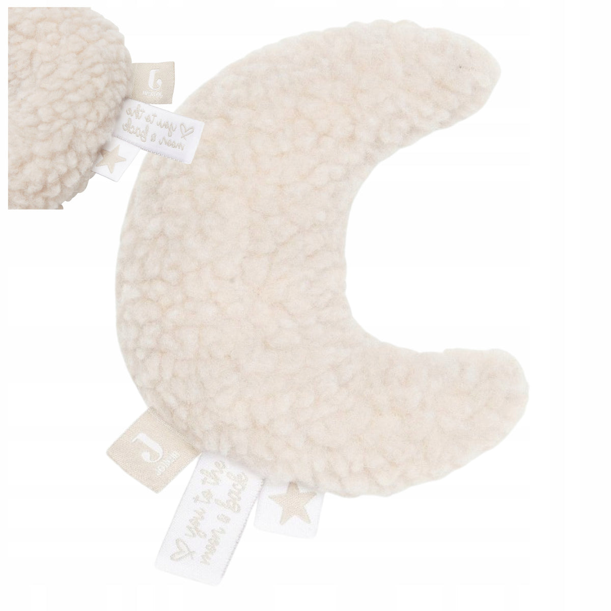 Soft Rattle Baby Moon Beige Jollein Safe