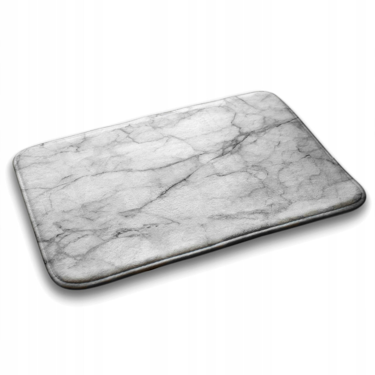 Soft bathroom rug Gray Marble 75x45 cm