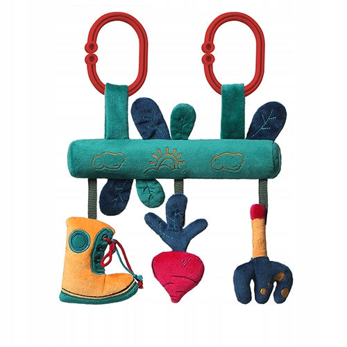 Soft educational sensory - GARDEN BOY stroller pendant