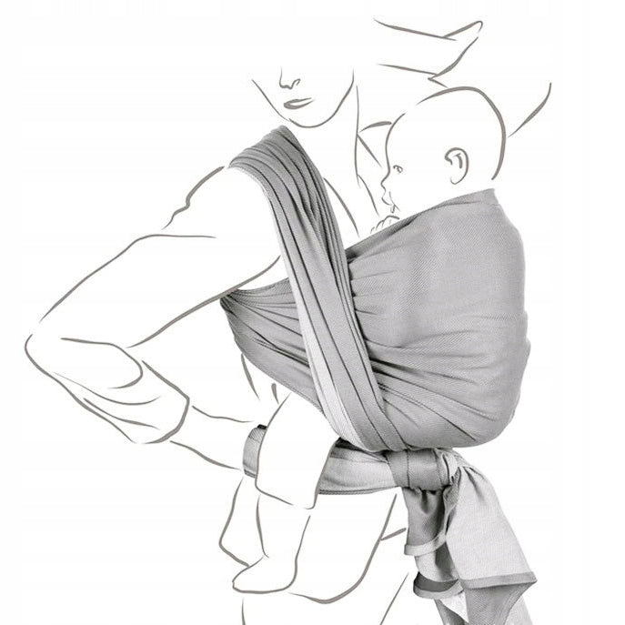 Soft grey carrier up to 20 kg for children from 36 months