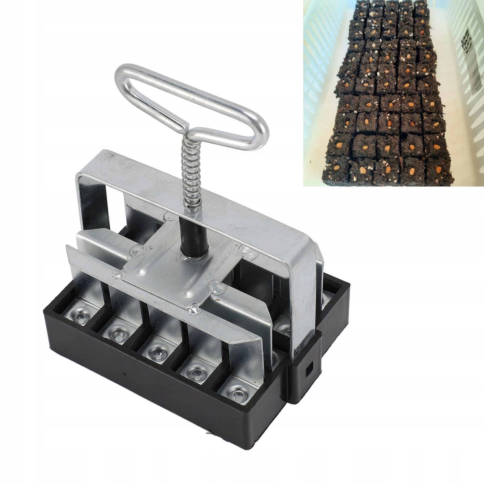 Soil blocking device 20 manual cells