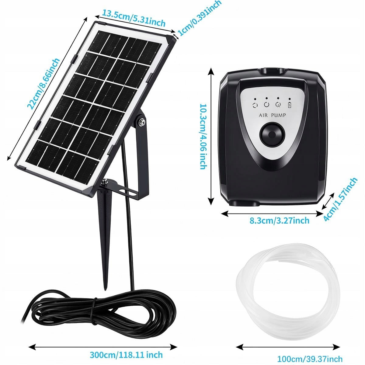 Solar Aeration Pump FOR WATER GARDEN POND LAKE PO Manufacturer no brand