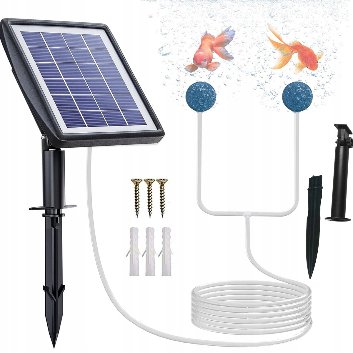 Solar Aerator Billing Eyelet Water Oxygenator Bubble Water