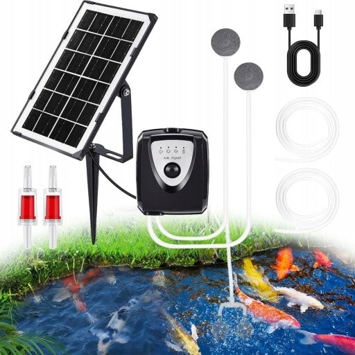 Solar Aerator Billing Eyelet Water Oxygenator Bubble Water