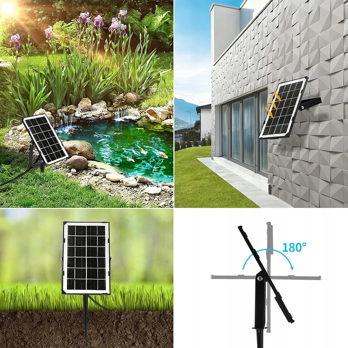 Solar Aerator for pond Water Garden Plot Wireless Manufacturer no brand