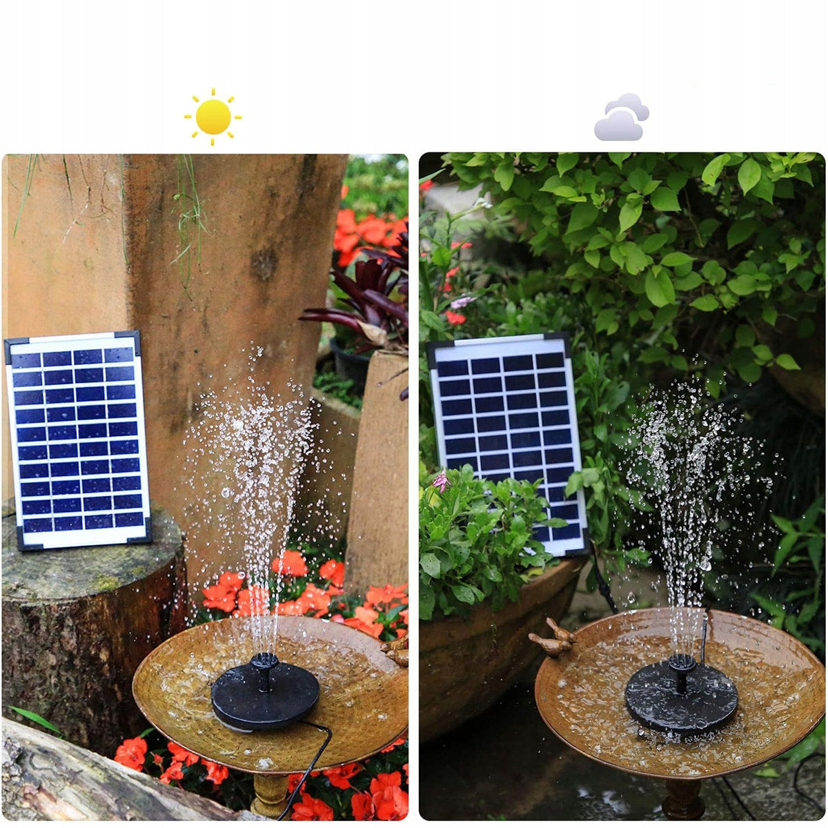 Solar Fountain For Pond Water, Pump With Solar Panel For Pond Water Manufacturer no brand