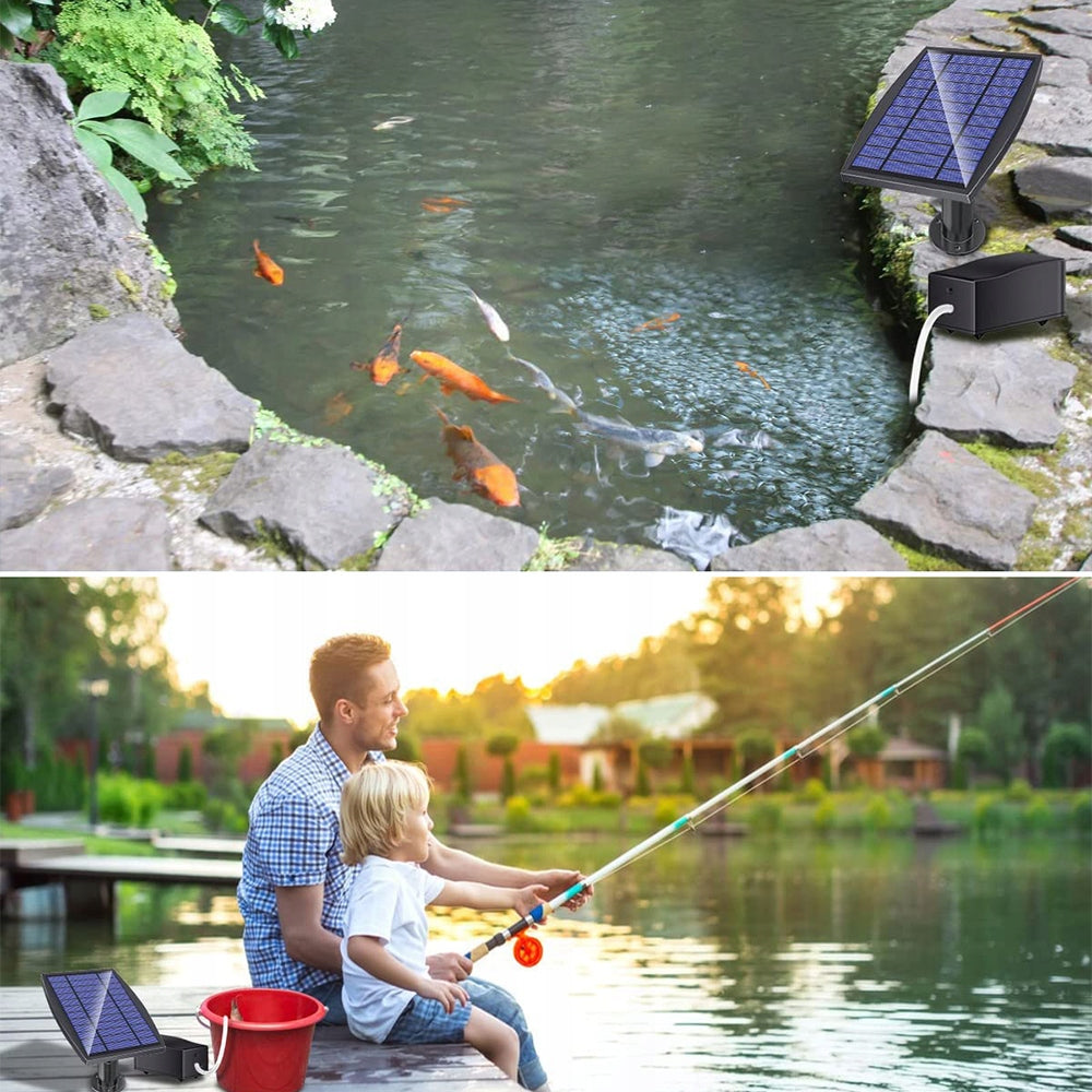 Solar Fountain Pump With Eyelet Water Garden Aerator 3 Operating Modes Power 2.5 W