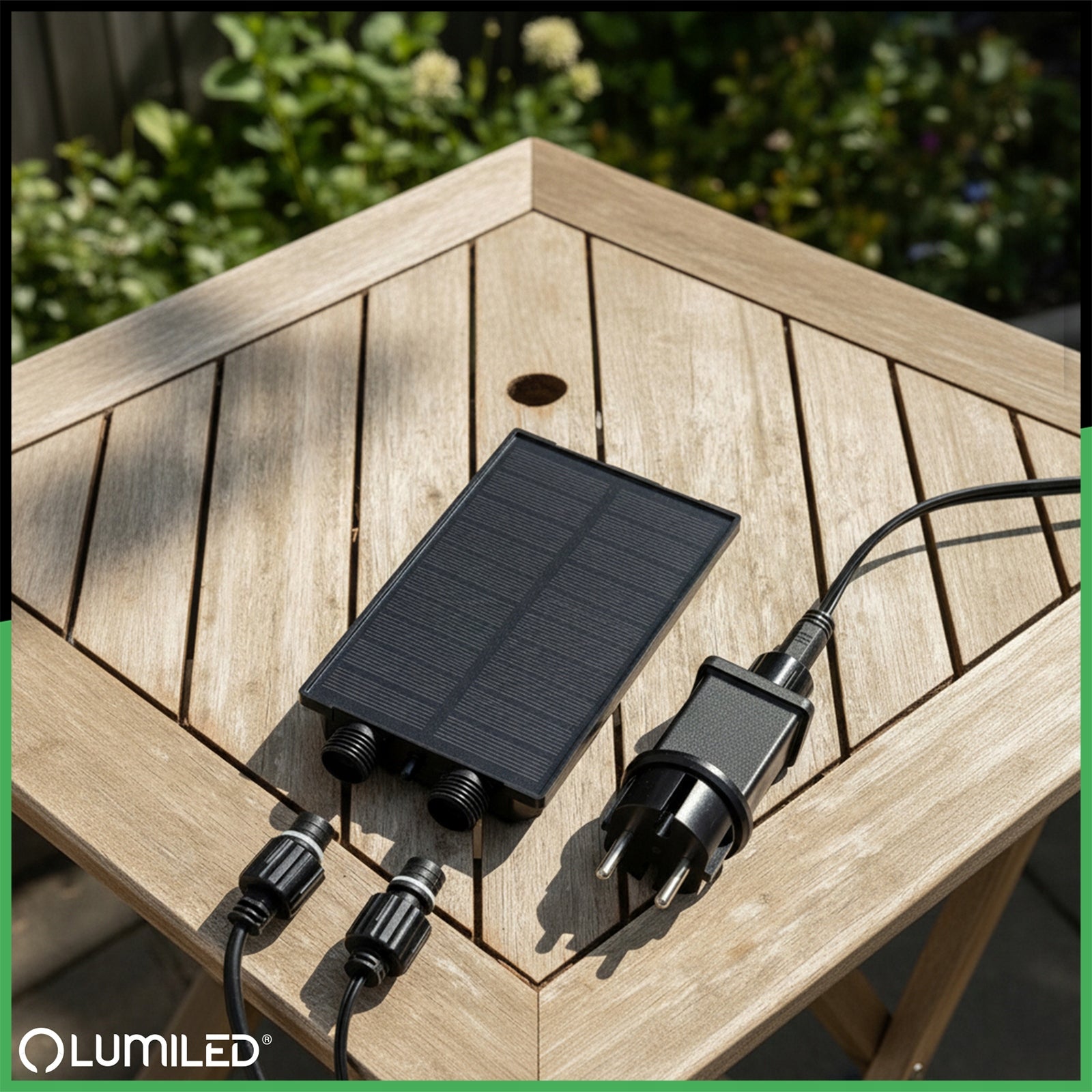 Solar Garden Garland 30LED Decorative Light Ball Lights 15m Remote Control Power supply mains solar