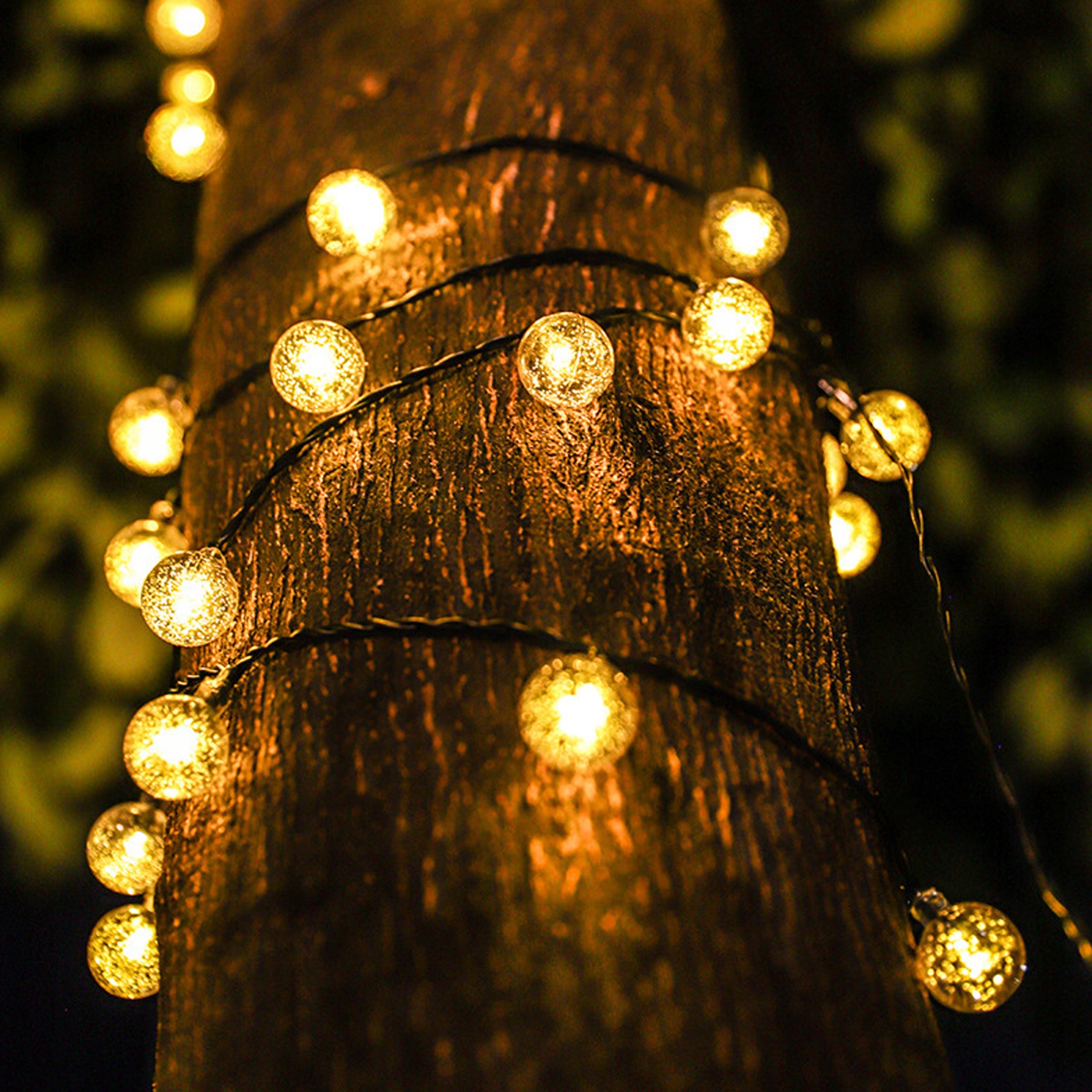Solar Garden Garland 8m 40x LED BALLS Light Solar Garden Lights Packaging status original