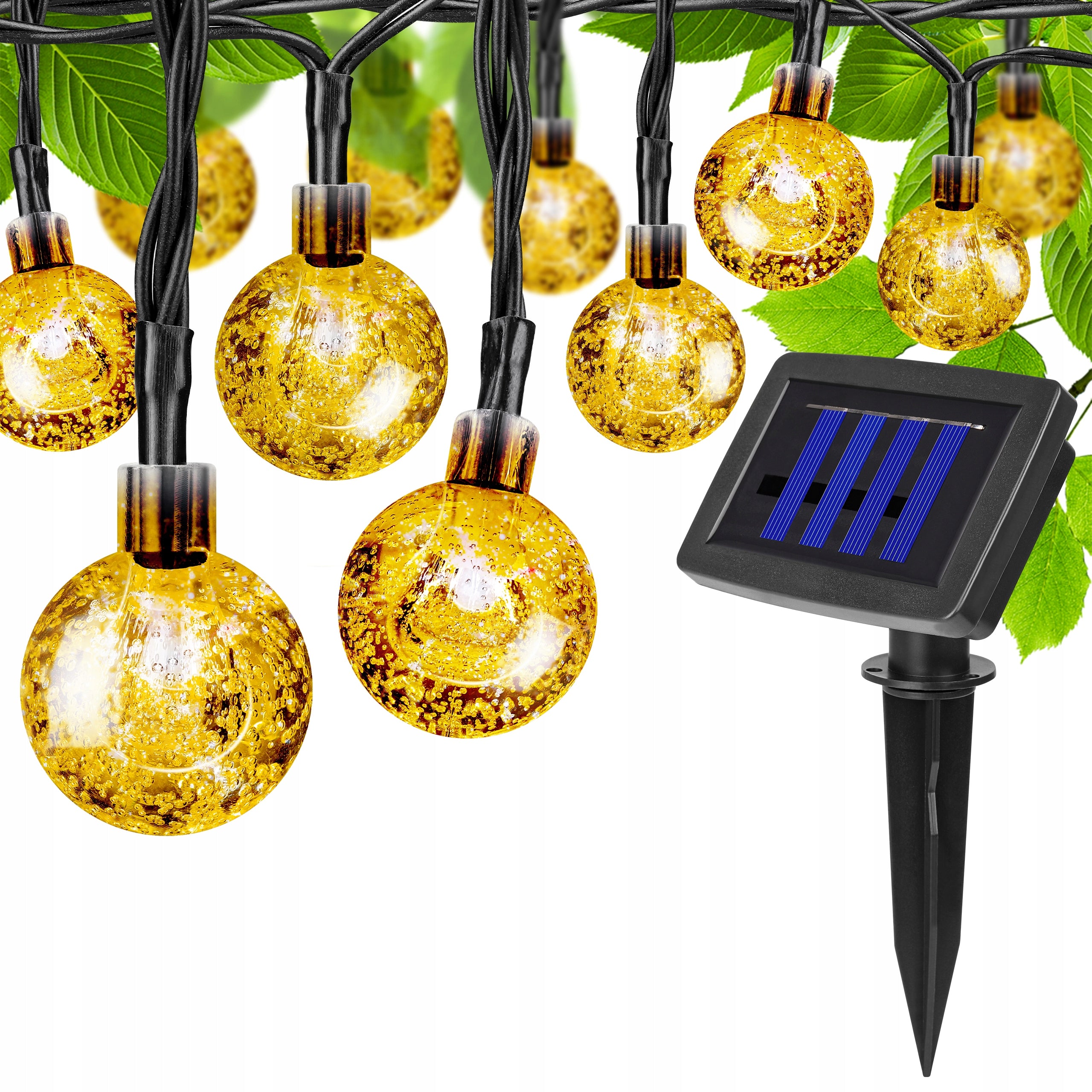Solar Garden Garland 8m 40x LED BALLS Light Solar Garden Lights