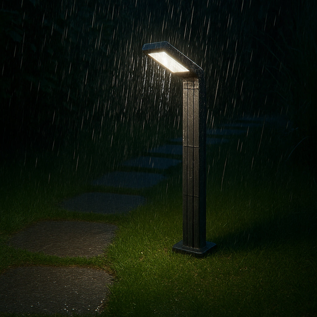 Solar Garden Lamp LED Punched Solar Post 2in1 Strong + Adjustable Number of pieces 1 pcs