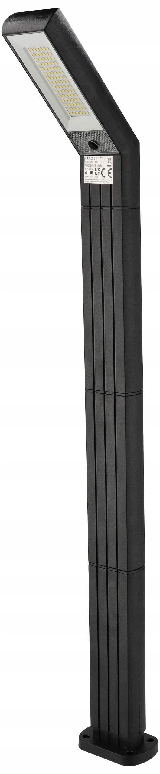 Solar Garden Lamp LED Punched Solar Post 2in1 Strong + Adjustable Packaging status original