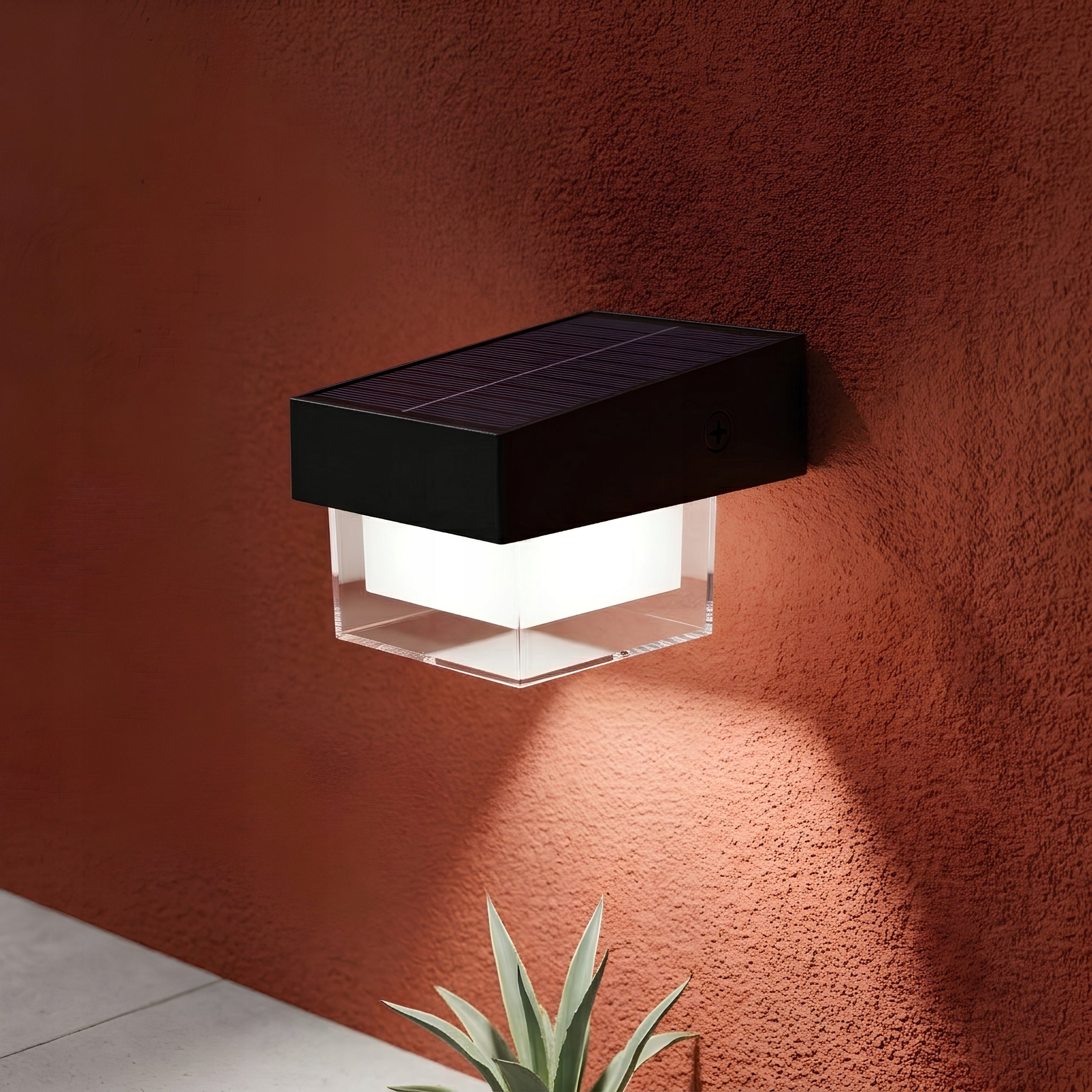 Solar Garden Lamp LED Wall Lamp Facade Motion Sensor 470lm Neutral Power supply solar