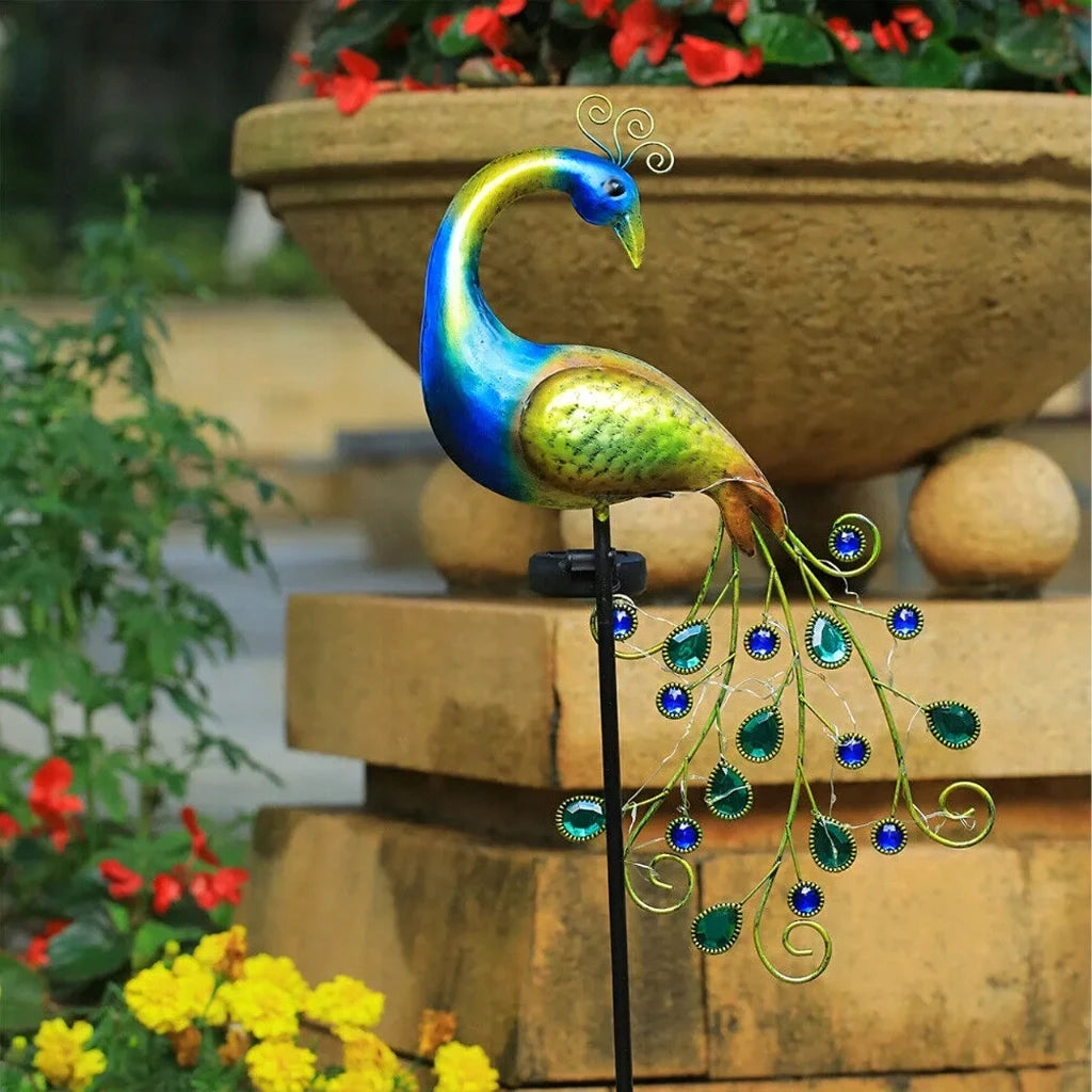 Solar Garden Lamp Paw LED Figurine Decorative Lamp for Garden Product height 110 cm