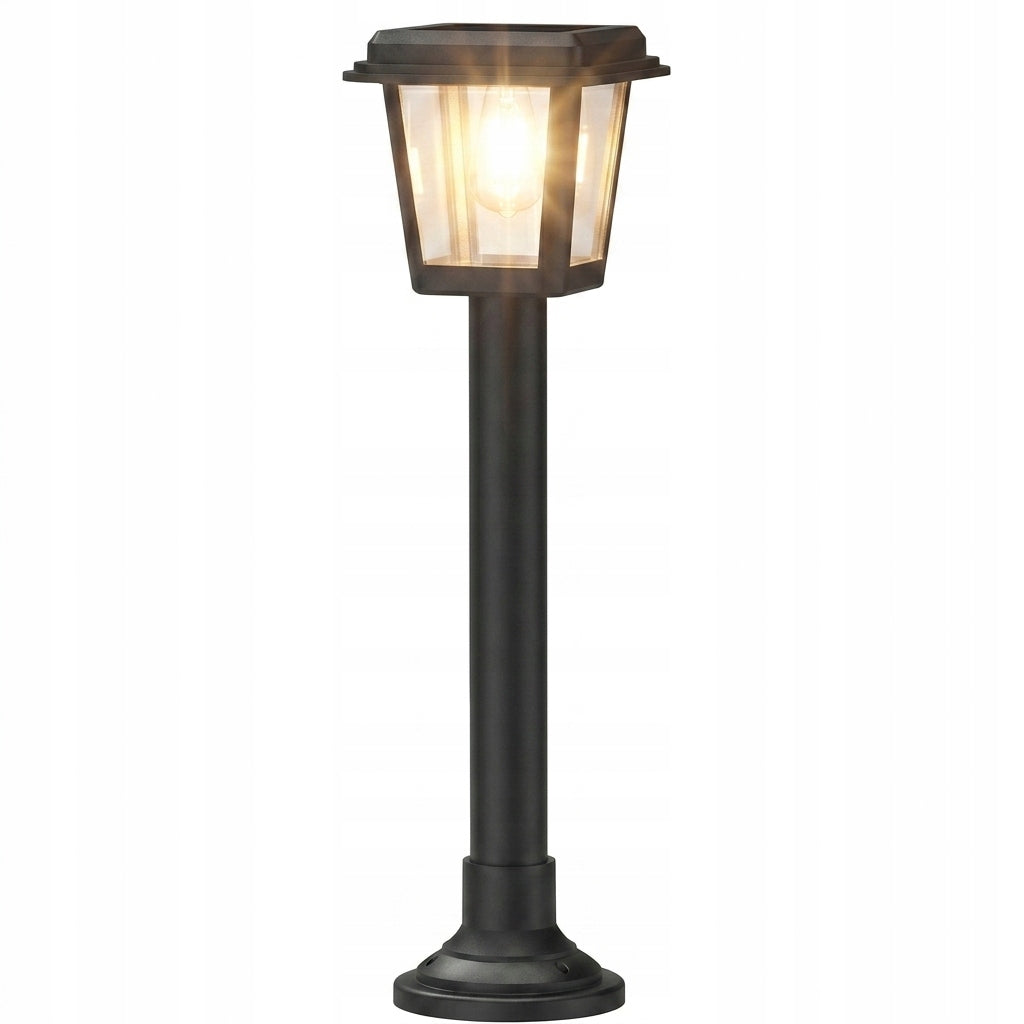 Solar Garden Lamp Post LED Lantern Large Strong 2in1 Twilight Sensor