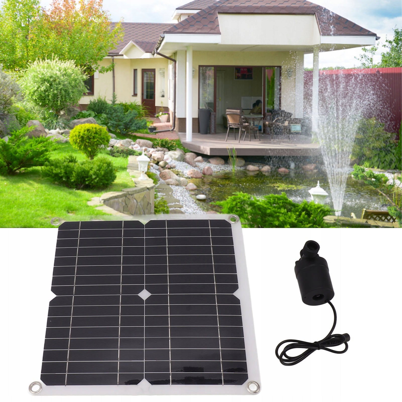 Solar Garden Pump For Pond Water Pond Fountain Set Strong 50w Manufacturer no brand
