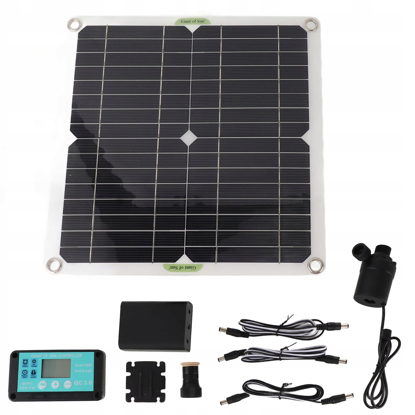 Solar Garden Pump For Pond Water Pond Fountain Set Strong 50w
