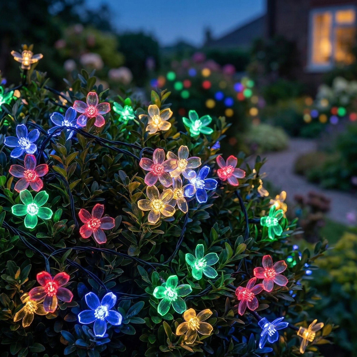 Solar Garland LED 10M 50LED Light Chain Solar Lights Flowers IP44 Brand Smartled