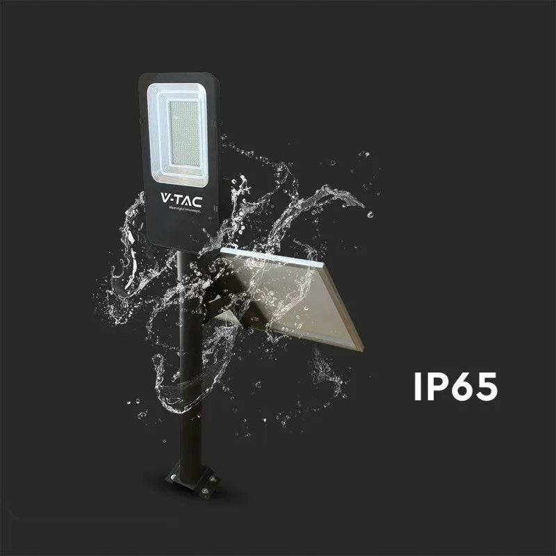 Solar Hybrid Street Light Fixture V-TAC 50W LED VT-ST201 4000K 4000lm Energy efficiency class B