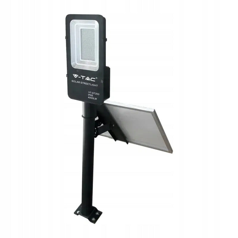 Solar Hybrid Street Light Fixture V-TAC 50W LED VT-ST201 4000K 4000lm Lamp power 50 W
