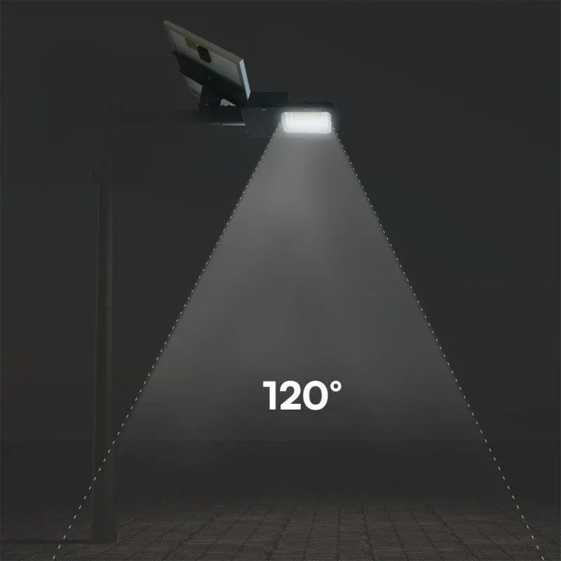 Solar Hybrid Street Light Fixture V-TAC 50W LED VT-ST201 4000K 4000lm Light beam 4000 lm