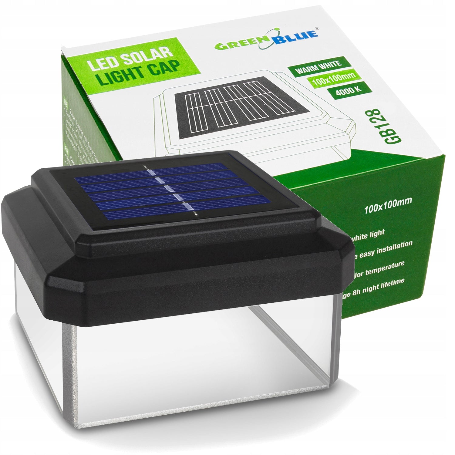 Solar LED lamp for post 100*100 CAP