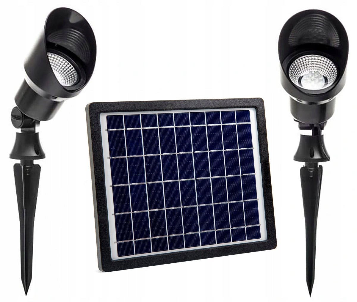 Solar Lamp 2x12 LED Two Ways to Mount Largest Panel and 2 Batteries Manufacturer code 2X12 LED
