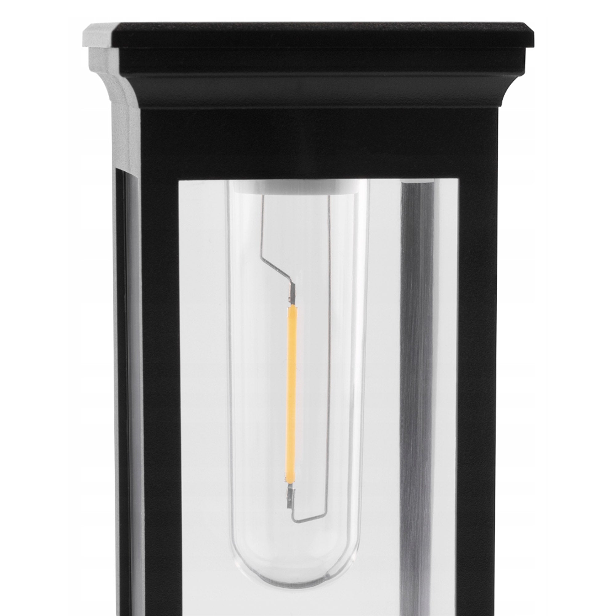 Solar Lamp LED GARDEN POST HAMMERED Black Manufacturer code Lampa Solarna LSOL-035