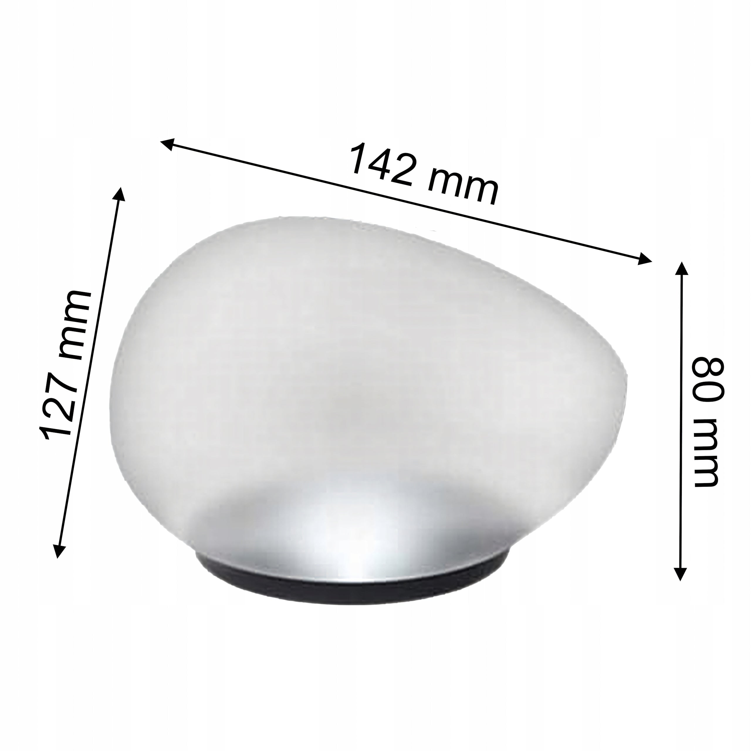 Solar Lamp LED Garden Stone for Outdoor Terrace 14cm with Sensor Manufacturer code 5904213031958