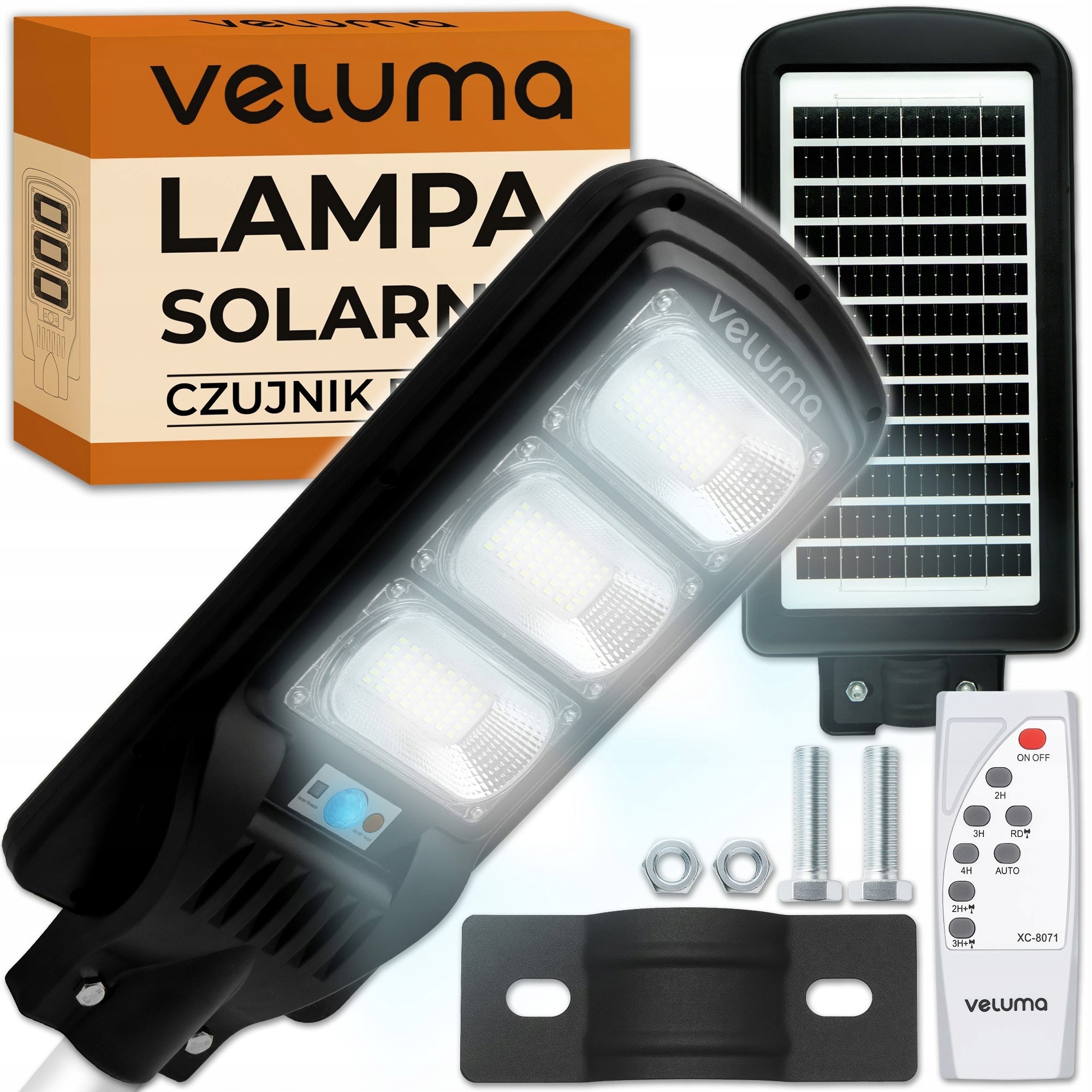 Solar Lamp LED Street Lantern Garden Motion Sensor Twilight 2500W