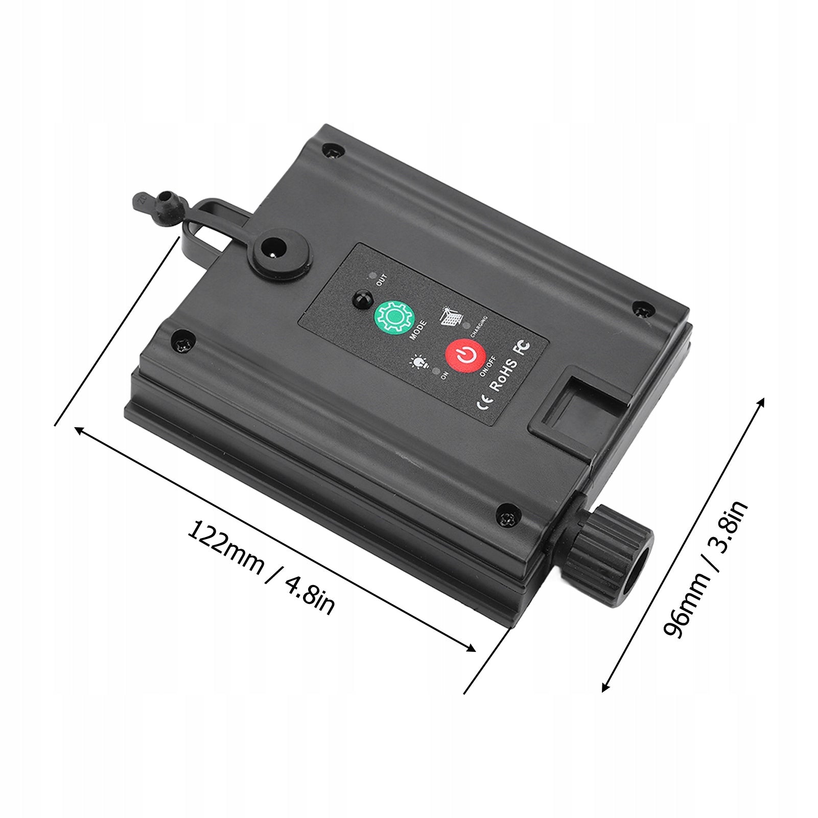 Solar Panel With Lithium Battery 4,5V 1,2W 8 Lighting Modes IP65 270MAH Manufacturer code 010701