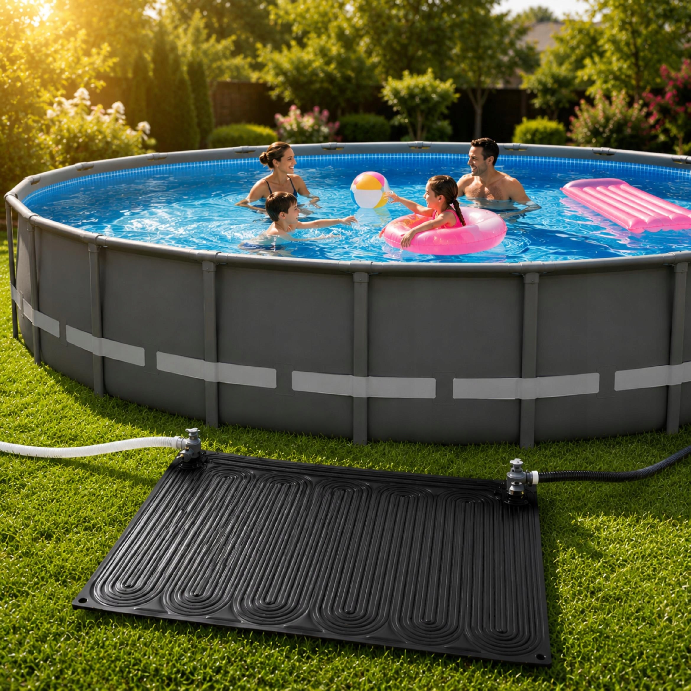 Solar Panel for Swimming Pool Solar Heating Mat Water Heater in Pool Packaging status original