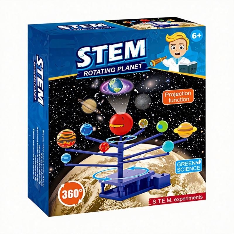 Solar System Rotating Planets STEM Projector Kit Educational
