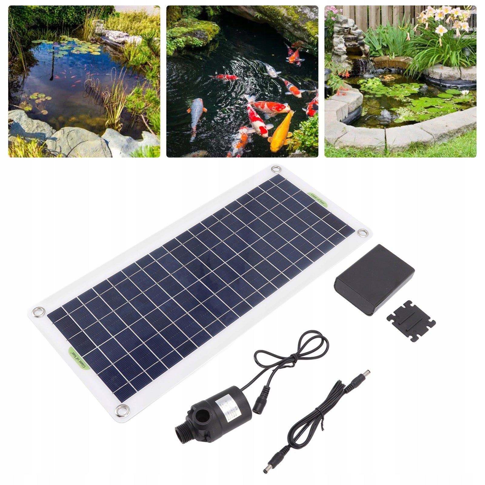 Solar Water Pump Kit 30W Polysilicone Product weight with unit packaging 1 kg