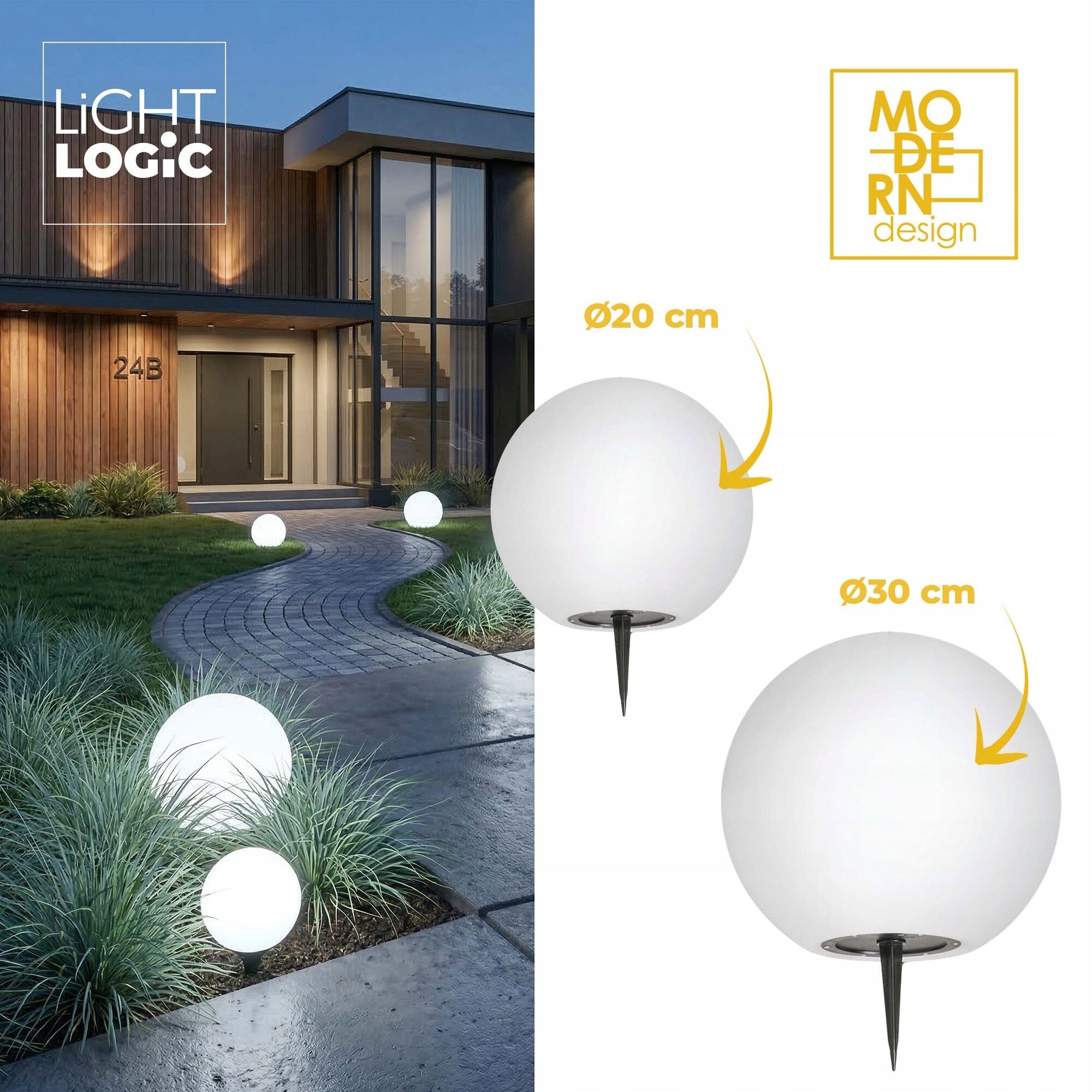 Solar garden lamp LED LL FRAULI RGB 20cm hammered sensor dusk IP65 Color white