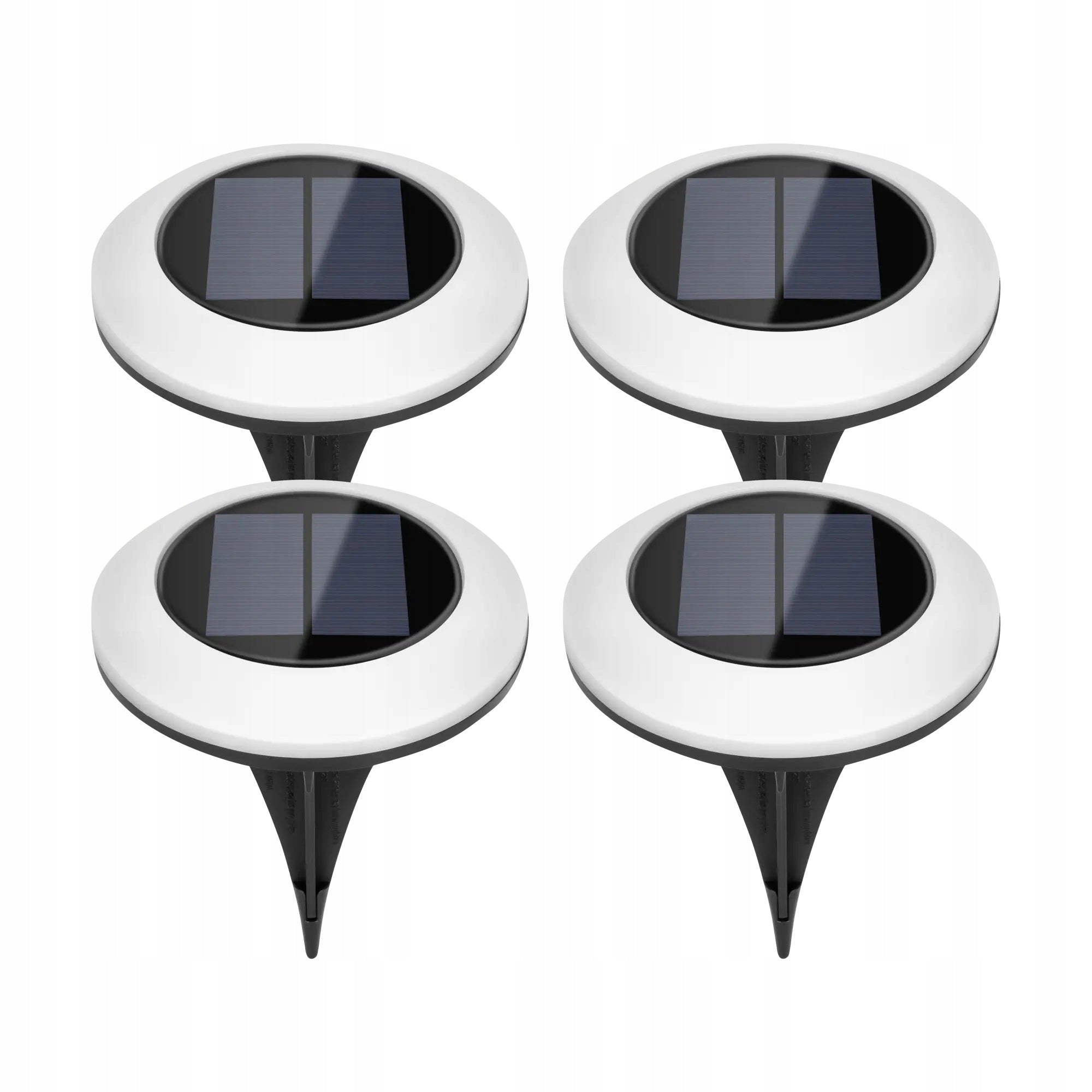 Solar garden lamp hammered ground - set of 4 Rebel Electronics