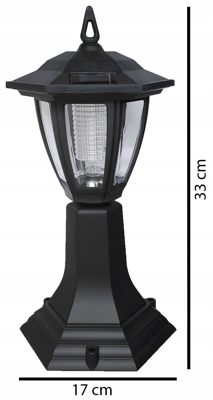 Solar lamp LANTERN led high garden lamp hammered outdoor post Manufacturer code P-589