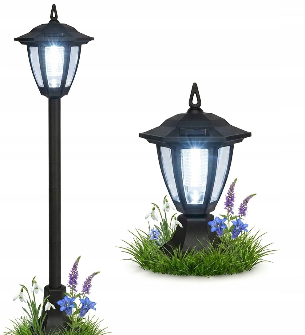 Solar lamp LANTERN led high garden lamp hammered outdoor post